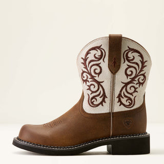 Ariat Women’s Fatbaby Heritage Lilah Boot – Chocolate Chip/Distressed Ivory - Cowboy SwaggerAriat Women’s Fatbaby Heritage Lilah Boot – Chocolate Chip/Distressed IvoryBoots