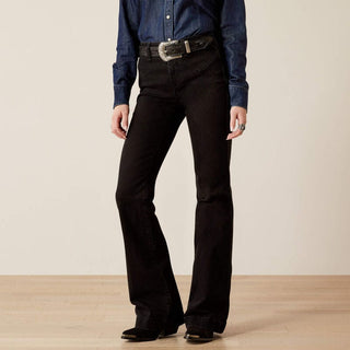 Ariat Women's High Rise Black Dixie Slim Trouser Jeans - Cowboy SwaggerAriat Women's High Rise Black Dixie Slim Trouser JeansPants
