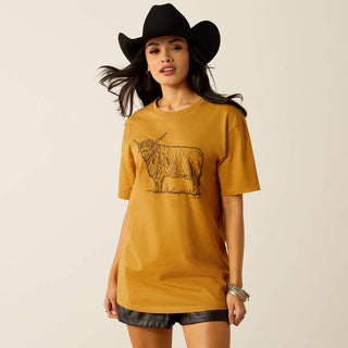 Ariat Women's Highlander Tee Harvest Gold - Cowboy SwaggerAriat Women's Highlander Tee Harvest GoldShirts & Tops