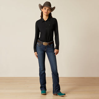 Ariat Women's Kirby Pro Black Button Down - Cowboy SwaggerAriat Women's Kirby Pro Black Button DownShirts & Tops