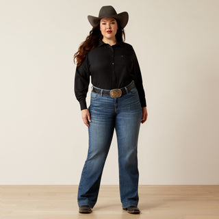 Ariat Women's Kirby Pro Black Button Down - Cowboy SwaggerAriat Women's Kirby Pro Black Button DownShirts & Tops