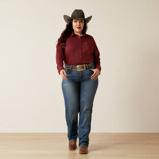Ariat Women’s Kirby Pro Western Shirt – Tawny Port - Cowboy SwaggerAriat Women’s Kirby Pro Western Shirt – Tawny Port