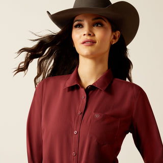 Ariat Women’s Kirby Pro Western Shirt – Tawny Port - Cowboy SwaggerAriat Women’s Kirby Pro Western Shirt – Tawny Port