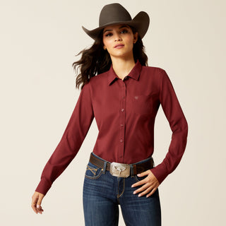 Ariat Women’s Kirby Pro Western Shirt – Tawny Port - Cowboy SwaggerAriat Women’s Kirby Pro Western Shirt – Tawny Port