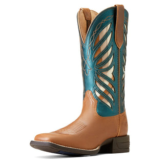 Ariat Women's Longview Buttered Rum and Metallic Sea Western Boot - Cowboy SwaggerAriat Women's Longview Buttered Rum and Metallic Sea Western BootWomen's Boots