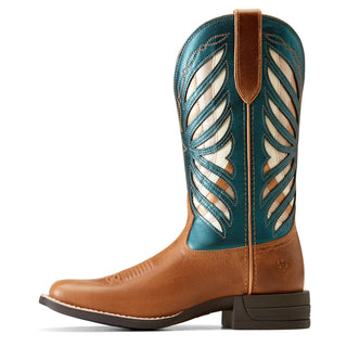 Ariat Women's Longview Buttered Rum and Metallic Sea Western Boot - Cowboy SwaggerAriat Women's Longview Buttered Rum and Metallic Sea Western BootWomen's Boots