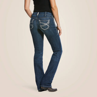 Ariat Women’s Mid Rise Straight Leg Jeans – Slim Fit Stretch Denim (10024300) - Cowboy SwaggerAriat Women’s Mid Rise Straight Leg Jeans – Slim Fit Stretch Denim (10024300)Pants