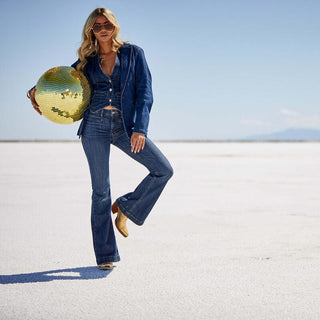 Ariat Women’s Midnight Denim Blazer - Cowboy SwaggerAriat Women’s Midnight Denim Blazer