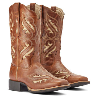 Ariat Women's Round Up Bliss Midday Tan Western Boot - Cowboy SwaggerAriat Women's Round Up Bliss Midday Tan Western Boot