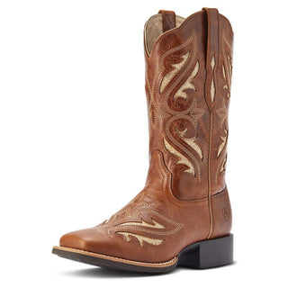 Ariat Women's Round Up Bliss Midday Tan Western Boot - Cowboy SwaggerAriat Women's Round Up Bliss Midday Tan Western Boot
