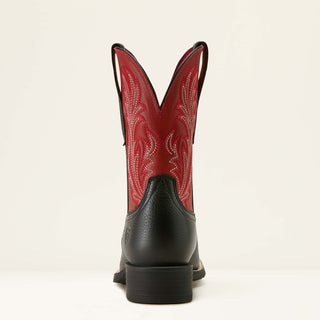 Ariat Women’s Round Up Filly Boot – Black Deertan & Blood Red - Cowboy SwaggerAriat Women’s Round Up Filly Boot – Black Deertan & Blood Red