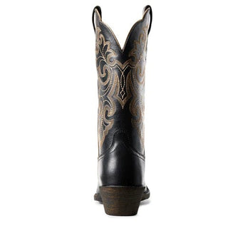 Ariat Women's Round Up Square Toe Limousine Black Western Boot - Cowboy SwaggerAriat Women's Round Up Square Toe Limousine Black Western BootWomen's Boots