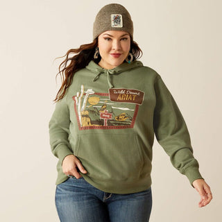 Ariat Women's Route 66 Hoodie Sea Spray - Cowboy SwaggerAriat Women's Route 66 Hoodie Sea SprayShirts & Tops
