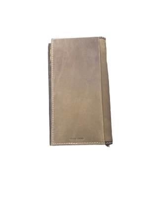 Ariat Work Men’s Checkbook Wallet – RFID Blocking Leather with Rebar Orange Interior - Cowboy SwaggerAriat Work Men’s Checkbook Wallet – RFID Blocking Leather with Rebar Orange Interior