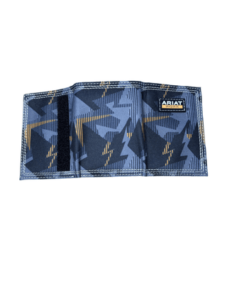 Ariat Work Men’s Tri - Fold Wallet – RFID Blocking with Rebar Orange Interior & Velcro Closure - Cowboy SwaggerAriat Work Men’s Tri - Fold Wallet – RFID Blocking with Rebar Orange Interior & Velcro Closure