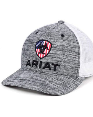 Ariat Youth Boys Mesh Snapback Cap – U.S. Flag Patch, Adjustable Western Hat - Cowboy SwaggerAriat Youth Boys Mesh Snapback Cap – U.S. Flag Patch, Adjustable Western Hat