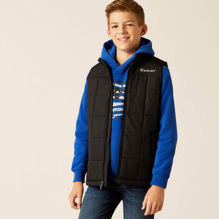 Ariat Youth Crius Insulated Vest Black - Cowboy SwaggerAriat Youth Crius Insulated Vest BlackBoys