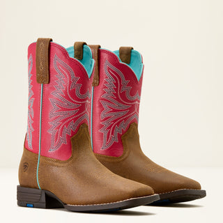 Ariat Youth Girls Westwood Square Toe Western Boots – Wicker & Hot Pink | Style 10074191 - Cowboy SwaggerAriat Youth Girls Westwood Square Toe Western Boots – Wicker & Hot Pink | Style 10074191