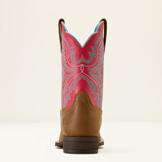 Ariat Youth Girls Westwood Square Toe Western Boots – Wicker & Hot Pink | Style 10074191 - Cowboy SwaggerAriat Youth Girls Westwood Square Toe Western Boots – Wicker & Hot Pink | Style 10074191