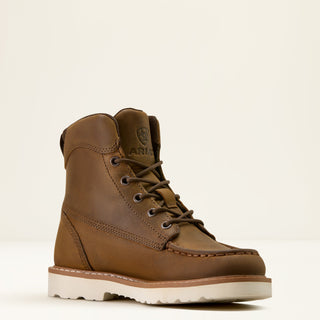 Ariat Youth Lift Lacer Western Boots – Distressed Brown Moc Toe Lace - Up - Cowboy SwaggerAriat Youth Lift Lacer Western Boots – Distressed Brown Moc Toe Lace - Up