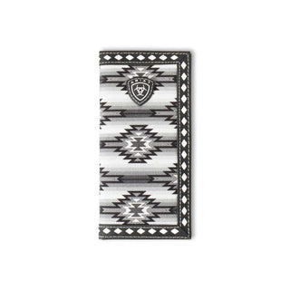 Ariat Youth Rodeo Wallet – Southwest Fabric with Leather Trim & Diamond Lacing - Cowboy SwaggerAriat Youth Rodeo Wallet – Southwest Fabric with Leather Trim & Diamond Lacing