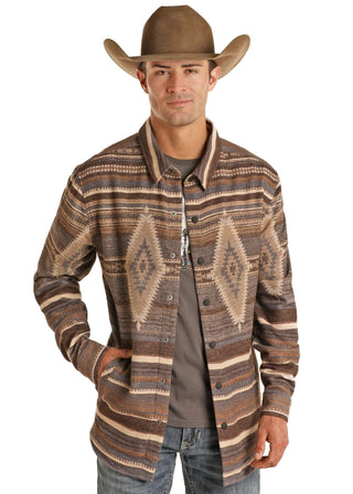 Aztec Shirt Jacket - Cowboy SwaggerAztec Shirt Jacket