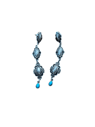 Blazin Roxx 3 Tier Flower Blossom Earring - Cowboy SwaggerBlazin Roxx 3 Tier Flower Blossom Earring