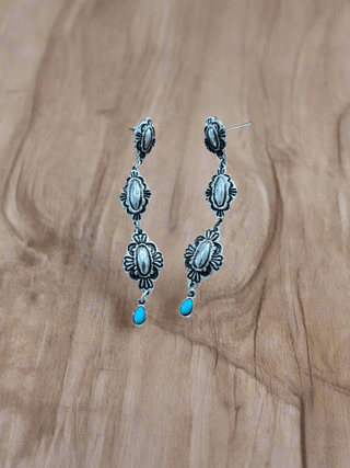 Blazin Roxx 3 Tier Flower Blossom Earring - Cowboy SwaggerBlazin Roxx 3 Tier Flower Blossom Earring