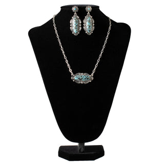 Blazin Roxx Jewelry Sets Blazin Roxx Turquoise Earrinf Necklace Set
