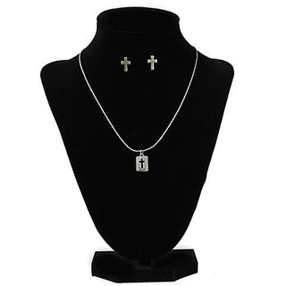 Blazin Roxx Earrings and Necklace Cross Pendant - Cowboy SwaggerBlazin Roxx Earrings and Necklace Cross PendantJewelry Sets