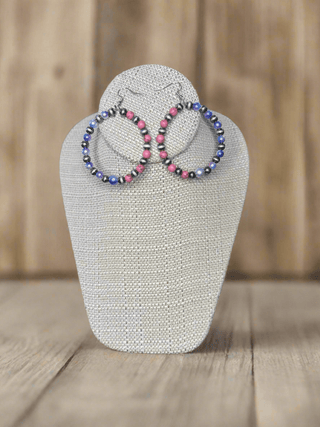 Blazin Roxx Galaxy Bead Hoop Earring - Cowboy SwaggerBlazin Roxx Galaxy Bead Hoop Earring