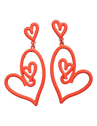 Blazin Roxx Red Heart Dangle Earrings – Western Cowgirl Jewelry - Cowboy SwaggerBlazin Roxx Red Heart Dangle Earrings – Western Cowgirl Jewelry