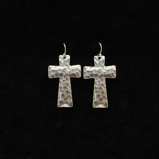 Blazin Roxx Textured Cross Earrings - Cowboy SwaggerBlazin Roxx Textured Cross Earrings