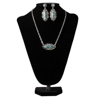 Blazin Roxx Turquoise Earrinf Necklace Set - Cowboy SwaggerBlazin Roxx Turquoise Earrinf Necklace SetJewelry Sets