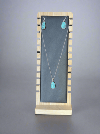 Blazin Roxx Turquoise Pendant and Earrings Set - Cowboy SwaggerBlazin Roxx Turquoise Pendant and Earrings Set