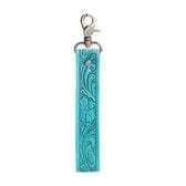 Blooming Meadows Key Fob in Turquoise - Cowboy SwaggerBlooming Meadows Key Fob in Turquoise