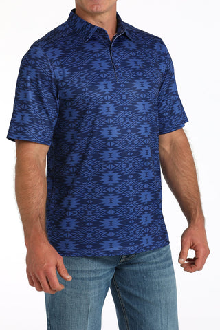 Cinch ArenaFlex Men’s Western Polo – Moisture - Wicking Aztec Shirt - Cowboy SwaggerCinch ArenaFlex Men’s Western Polo – Moisture - Wicking Aztec Shirt