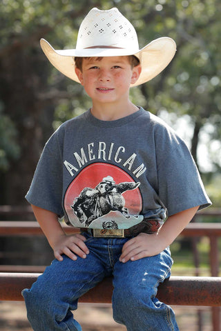 Cinch Boys “American Rodeo Brand” Tee - Cowboy SwaggerCinch Boys “American Rodeo Brand” TeeBoys
