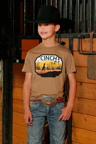 Cinch Boys Brown Tee – Lab and Duck Hunt Graphic T-Shirt – Kids’ Outdoor Western Shirt - Cowboy SwaggerCinch Boys Brown Tee – Lab and Duck Hunt Graphic T-Shirt – Kids’ Outdoor Western Shirt