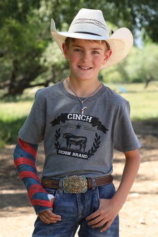 Cinch Boys SS Bull Logo Tee - Cowboy SwaggerCinch Boys SS Bull Logo TeeBoys