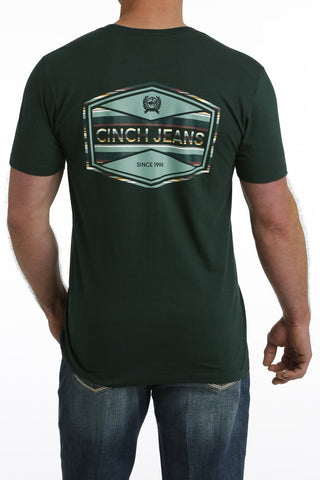 CINCH Men's Shirts Cinch Mens Graphic Logo T-Shirt Green