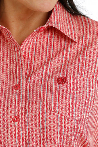 CINCH Shirts & Tops Cinch Women's ArenaFlex Long Sleeve Button Up Pink