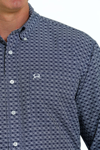 Cinch Men’s ArenaFlex Navy Button Down Shirt - Cowboy SwaggerCinch Men’s ArenaFlex Navy Button Down ShirtMen's Shirts