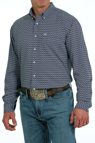 Cinch Men’s ArenaFlex Navy Button Down Shirt - Cowboy SwaggerCinch Men’s ArenaFlex Navy Button Down ShirtMen's Shirts