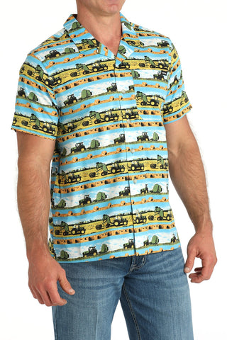 Cinch Men’s Bailing Hay Camp Shirt - Cowboy SwaggerCinch Men’s Bailing Hay Camp Shirt