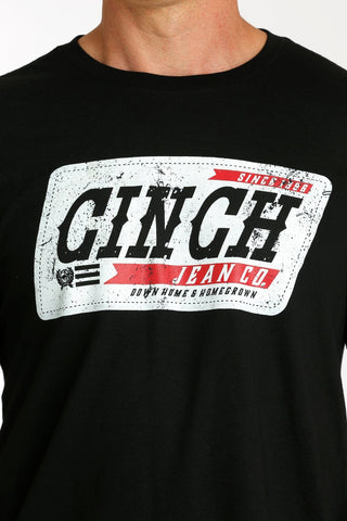 Cinch Mens Black and White Logo Tee - Cowboy SwaggerCinch Mens Black and White Logo TeeMen's Shirts