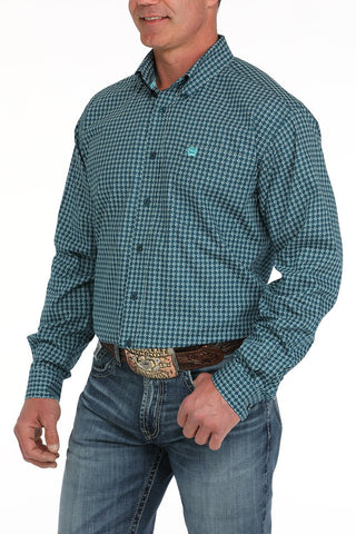 Cinch Men’s Blue Geometric Print Button - Down Western Shirt – Classic Fit (MTW1105898) - Cowboy SwaggerCinch Men’s Blue Geometric Print Button - Down Western Shirt – Classic Fit (MTW1105898)Men's Shirts