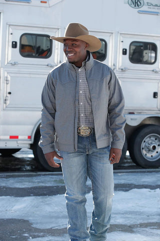 Cinch Mens Bonded Jacket Conceal Carry Gray - Cowboy SwaggerCinch Mens Bonded Jacket Conceal Carry Gray