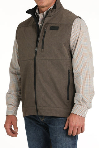 Cinch Mens Bonded Vest Brown - Cowboy SwaggerCinch Mens Bonded Vest BrownVest