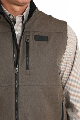 Cinch Mens Bonded Vest Brown - Cowboy SwaggerCinch Mens Bonded Vest BrownVest